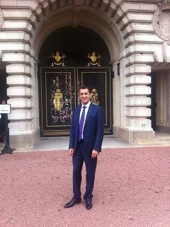 Arif Butt at Buckingham Palace